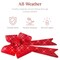 Best Choice Products Set of 3 Pre-Lit Christmas Bows, Indoor/Outdoor LED Holiday Décor w/ 8 Light Functions